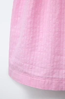 ROBE EN MATIÈRES VARIÉES RIB À TEXTURE
