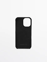 Coque iPhone 16 cuir nappa