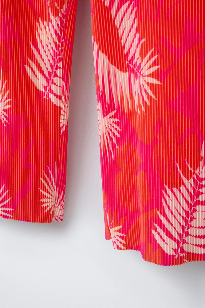 PANTALON PLISSÉ IMPRIMÉ