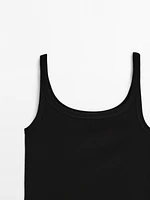 Cotton blend tank top