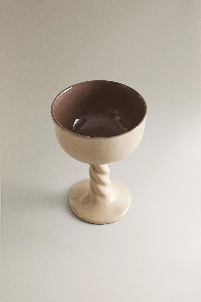 VERRE TERRE CUITE TRESSÉE