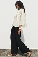 BLOUSE BRODÉE MANCHE AMPLE