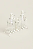 DOUBLE KITCHEN DISPENSER WITH STAND