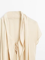 Long flowing dress with scarf detail - Limited Edition