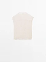 Waistcoat with bib front and Japanese details