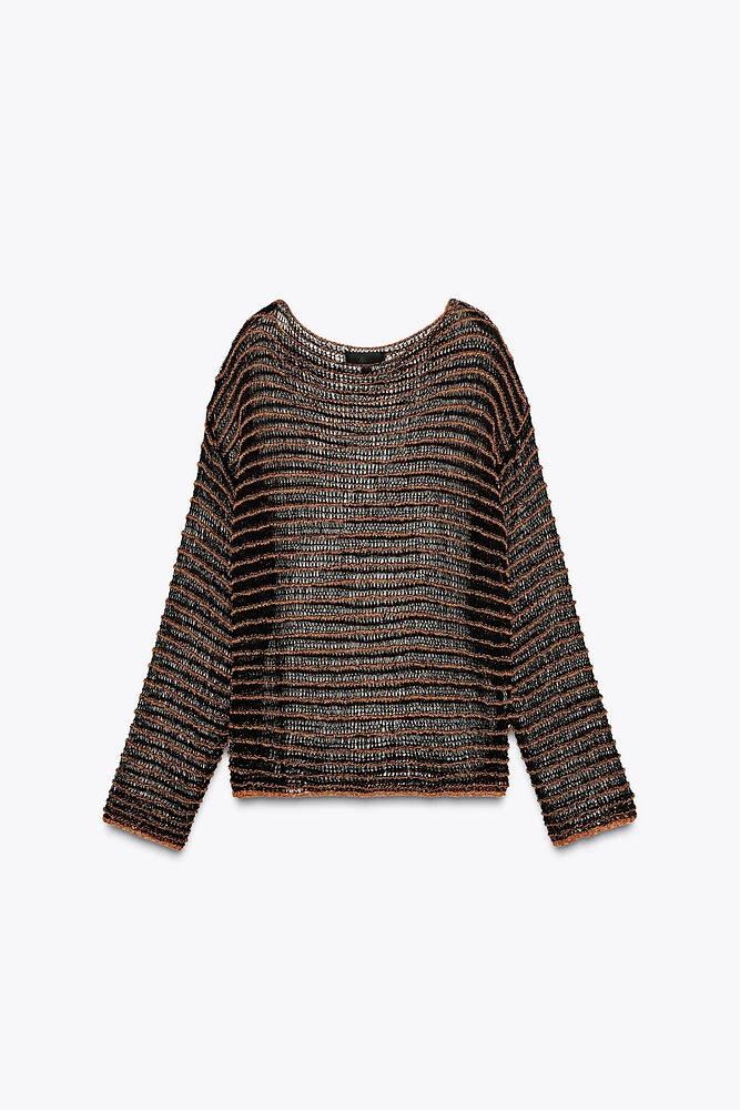 PULL EN MAILLE OUVERTE