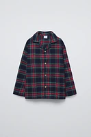 6-14 YEARS/ PLAID FLANNEL PAJAMAS