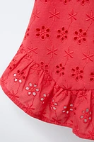 TOP BRODÉ FLEURS