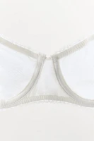 SOUTIEN-GORGE EN MESH ET DENTELLE