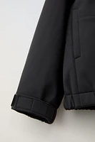 WATER REPELLENT TECHNICAL JACKET WITH HOOD