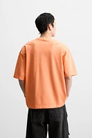 T-SHIRT RELAXED FIT DÉLAVÉ SPRAY