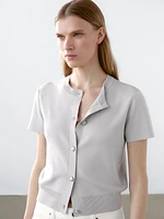 Cardigan boutons fantaisie