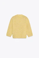 GILET EN MAILLE AVEC MANCHES 3/4