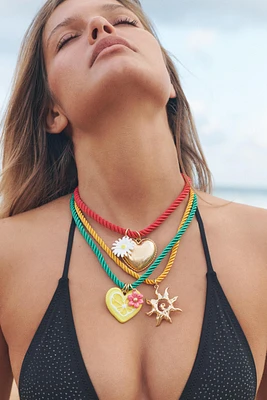 3-PACK CORD CHARM NECKLACES