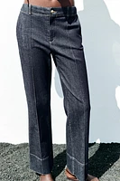 PANTALON BOOTCUT NERVURE