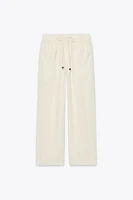 PANTALON RUSTIQUE À TAILLE ÉLASTIQUE