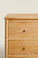 WOODEN CHEST OF DRAWERS