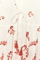 PRINTED MINI DRESS