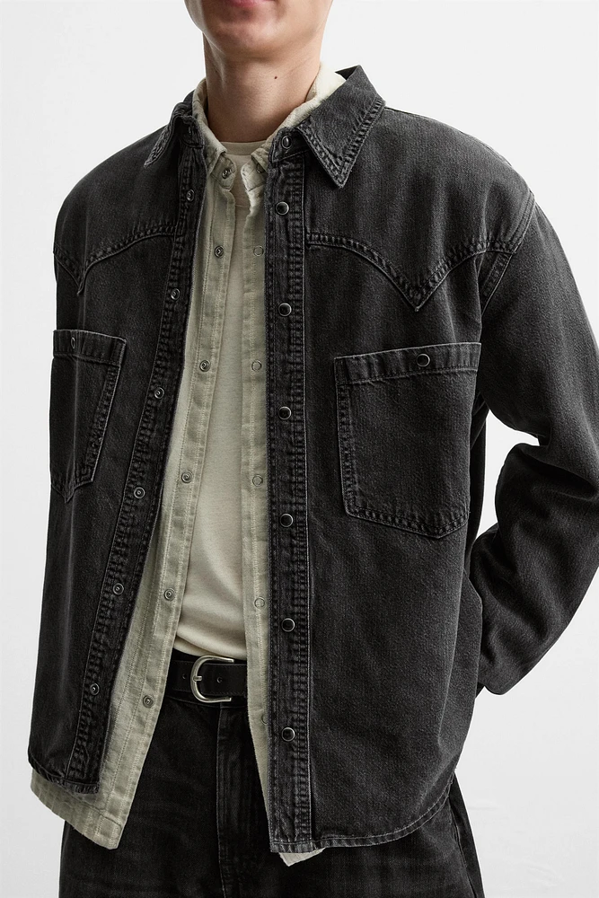 DENIM WESTERN SHIRT