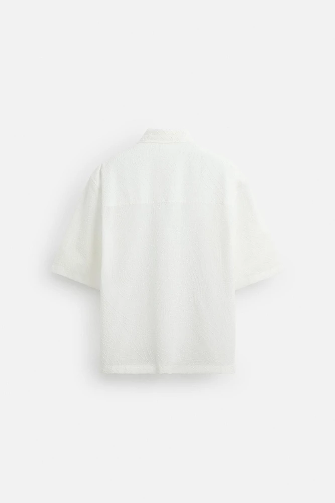 CHEMISE RELAXED FIT TEXTURÉE