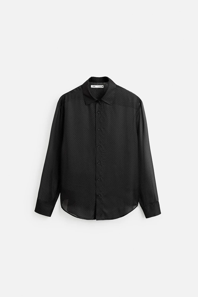 CHEMISE IMPRIMÉE À POIS LIMITED EDITION