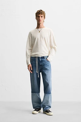 JEAN RELAXED FIT PATCHWORK