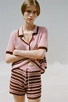 SHORT EN MAILLE