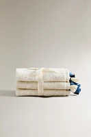 PACK OF HAND TOWELS WITH TASSELS (PACK 3)