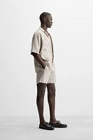 100% LINEN SHORTS