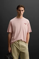 RELAXED FIT RUNNING PRINT T-SHIRT