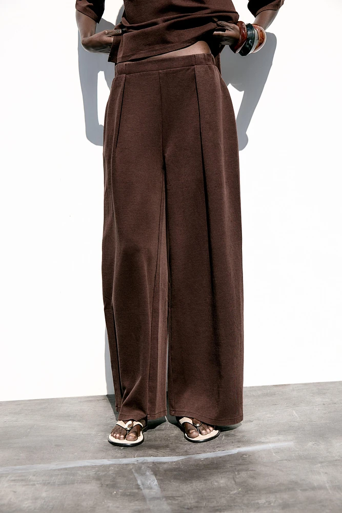 PANTALON INTERLOCK EFFET DÉLAVÉ