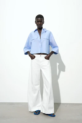 CHEMISE OXFORD COURTE