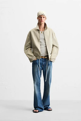 VESTE RELAXED FIT EN COTON
