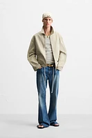 VESTE RELAXED FIT EN COTON