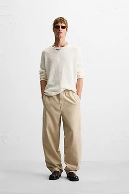 PANTALON RELAXED FIT DÉLAVÉ