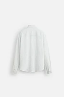 CHEMISE RAYURES MÉLANGE VISCOSE