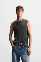RIBBED KNIT TANK