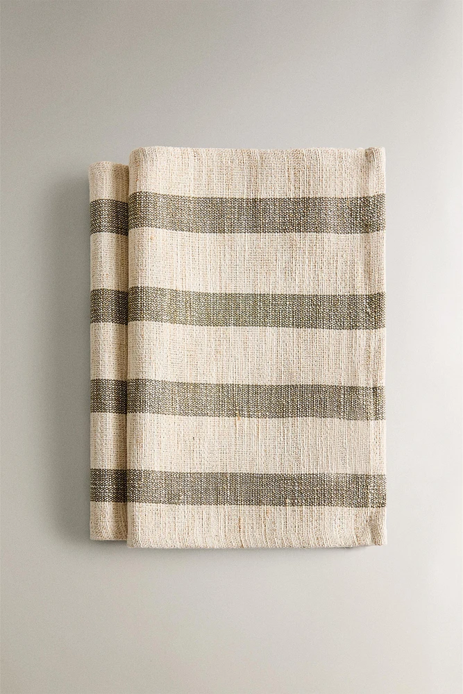 STRIPED JUTE PLACEMAT (SET OF 2)