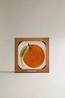 LOT DESSOUS DE VERRE GRÈS FRUITS (LOT DE 4)