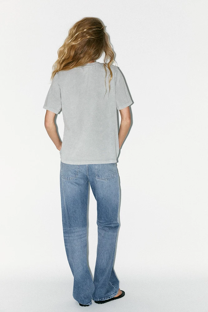 JEWEL WASHED EFFECT T-SHIRT