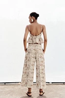 EMBROIDERED CULOTTES