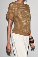 CROCHET KNIT TOP