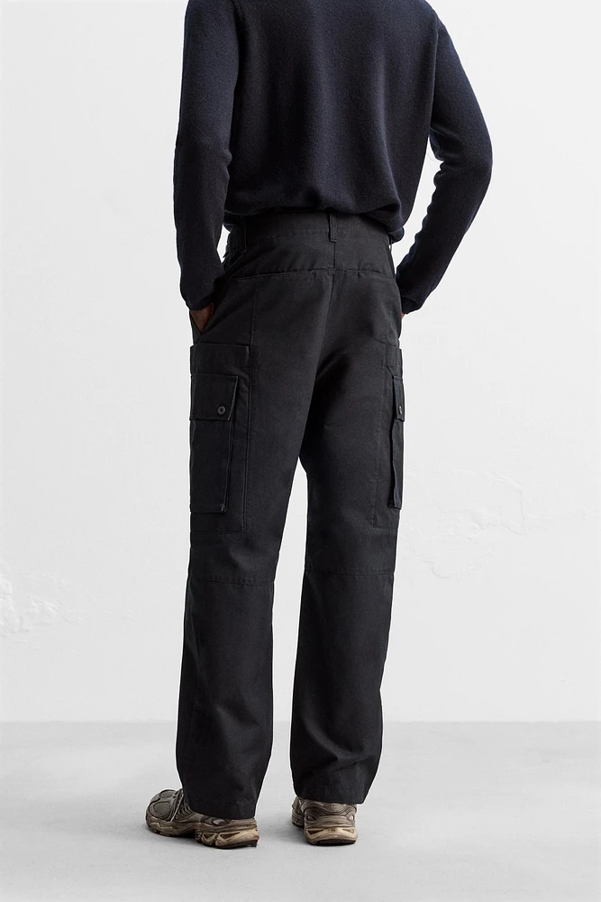 CANVAS CARGO PANTS