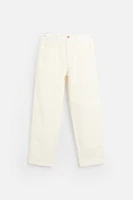 STRAIGHT FIT CORDUROY PANTS