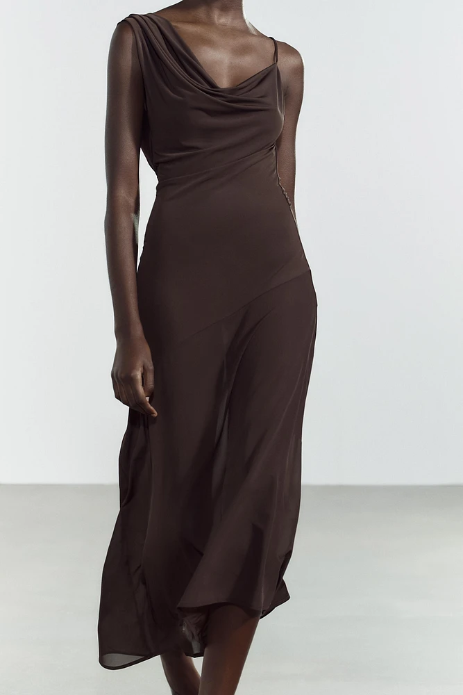 LONG ASYMMETRICAL DRESS