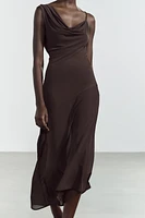 LONG ASYMMETRICAL DRESS