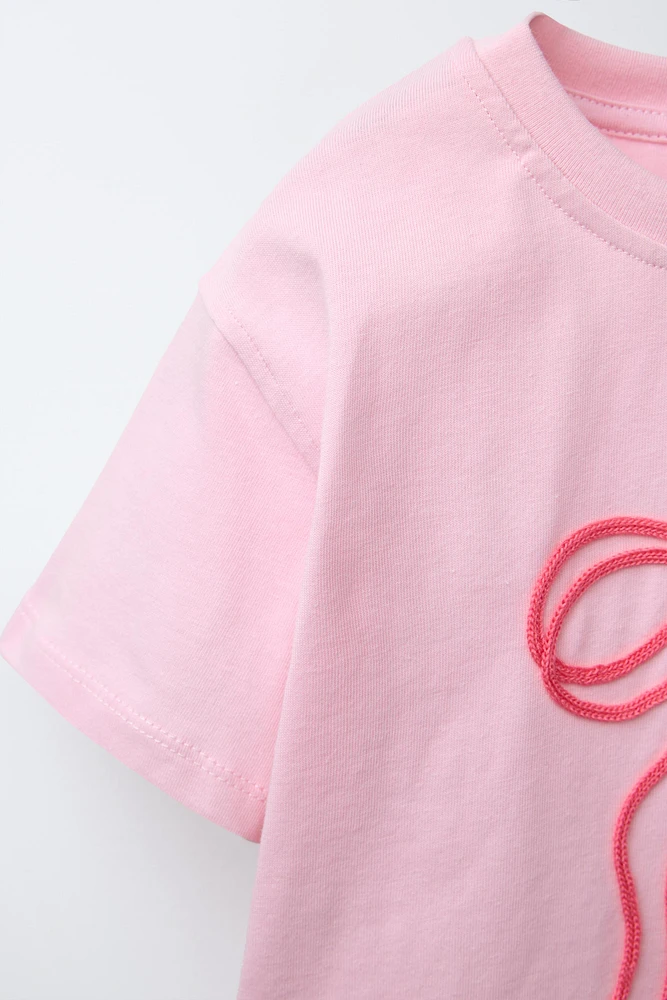 DRAWSTRING BOW T-SHIRT