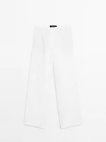 Pantalon de tailleur 100 % lin