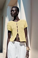 CROCHET KNIT TOP
