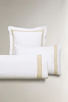 COTTON PILLOWCASE WITH BORDER